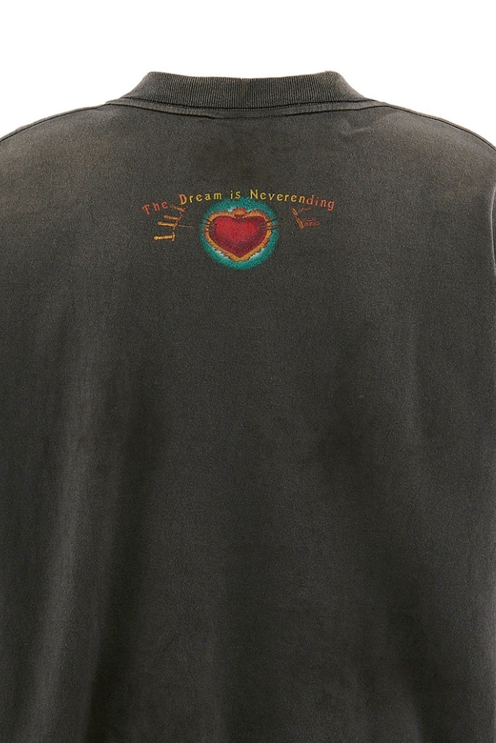 SS T-SHIRT/HEART / BLK