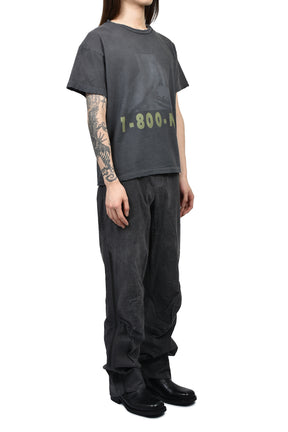 ARC WAXED CANVAS PANT / BLK