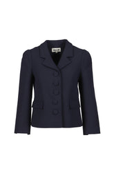 LAPEL SHORT JACKET / NVY