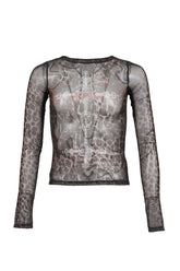 FERAL MESH SHIRT / LEOPARD