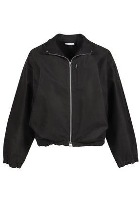 DRAPED BLOUSON MOLESKIN / BLK