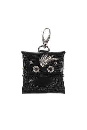 POUCH CHARM BOO / BLK