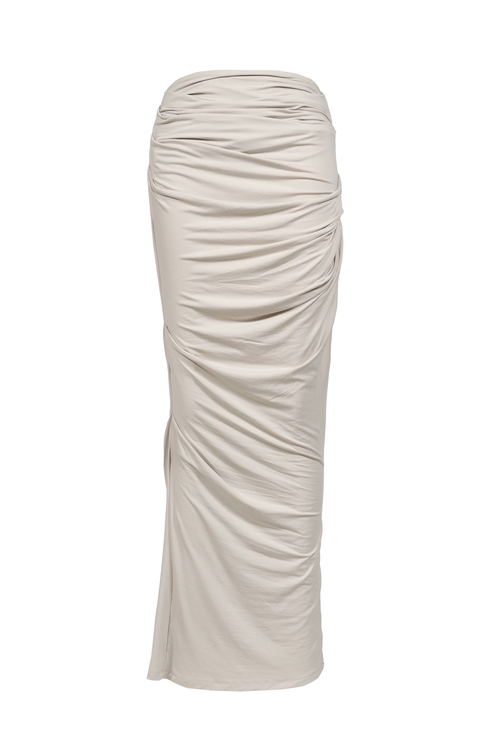DRAPE SKIRT / STONE