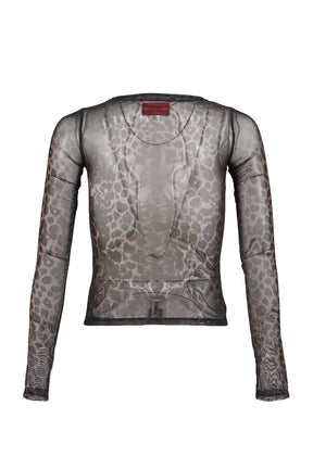 FERAL MESH SHIRT / LEOPARD