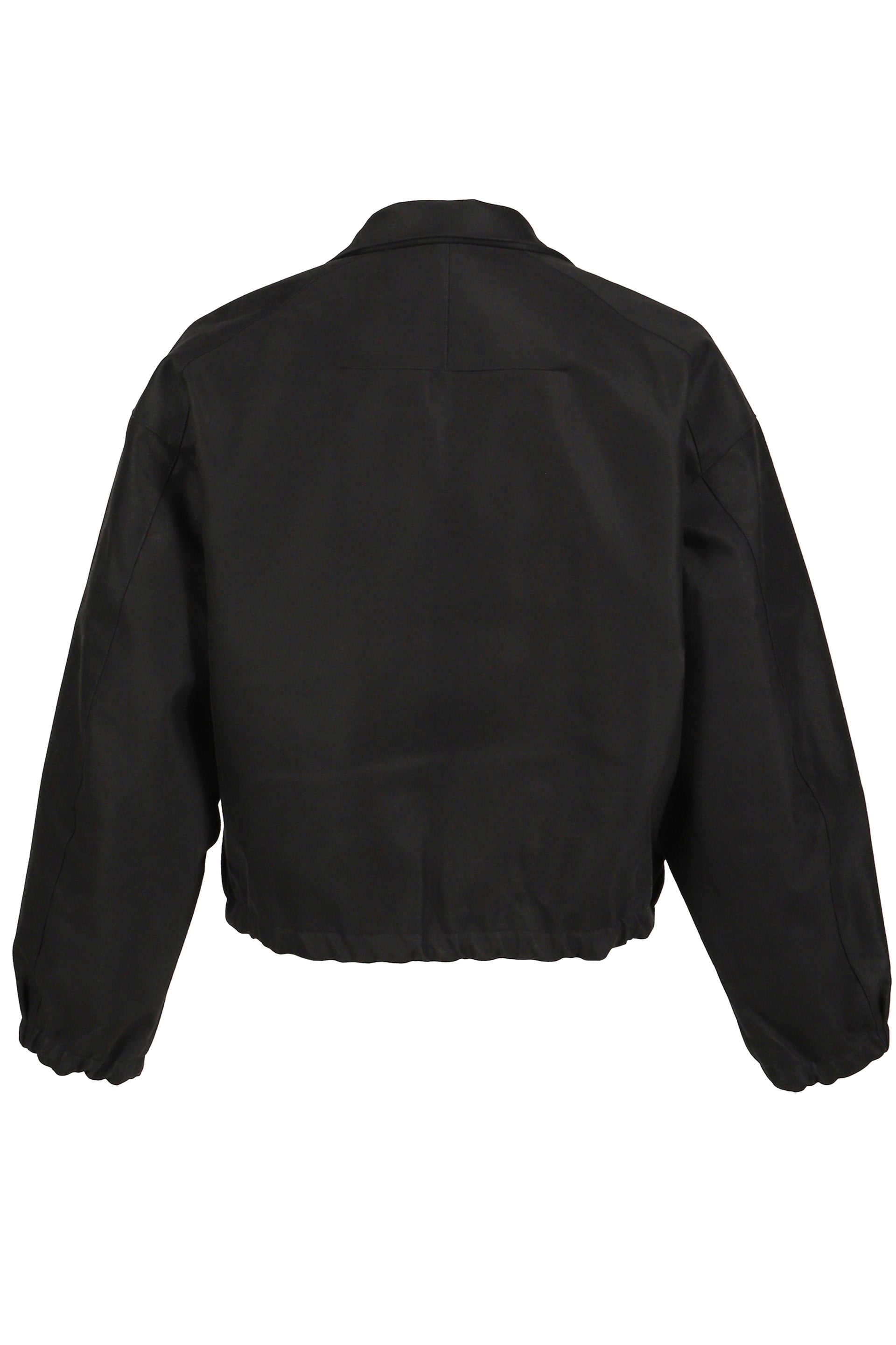 DRAPED BLOUSON MOLESKIN / BLK