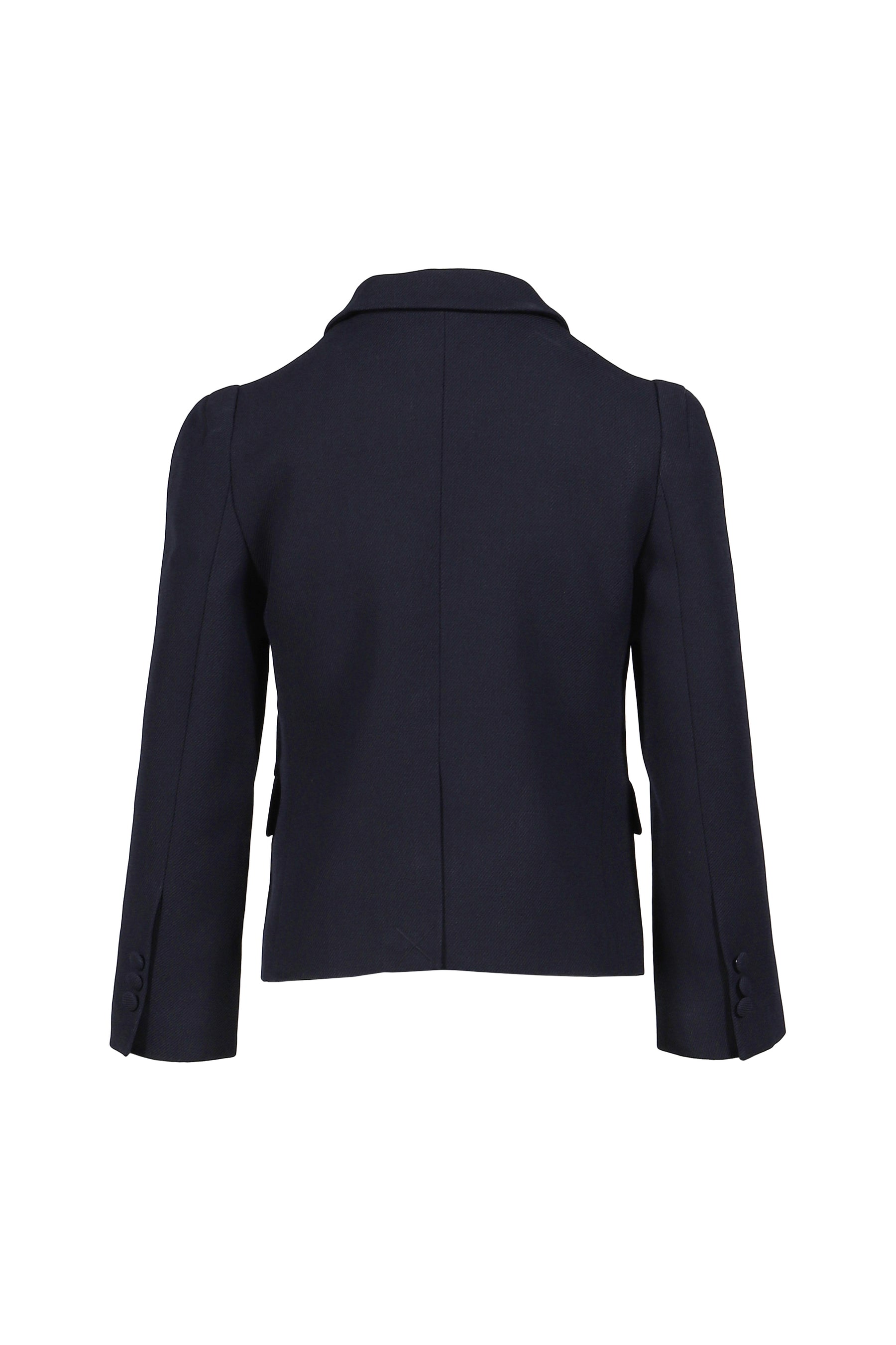 LAPEL SHORT JACKET / NVY