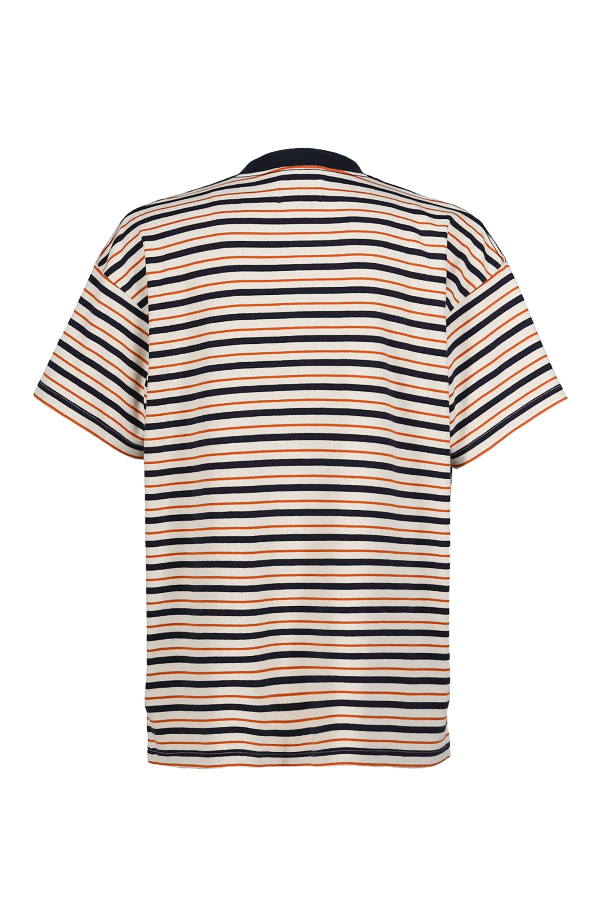 EMOTIONALLY UNAVAILABLE EU STRIPE SS TEE / NVY