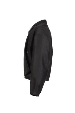 DRAPED BLOUSON MOLESKIN / BLK