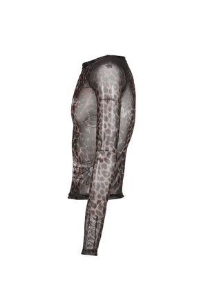 FERAL MESH SHIRT / LEOPARD