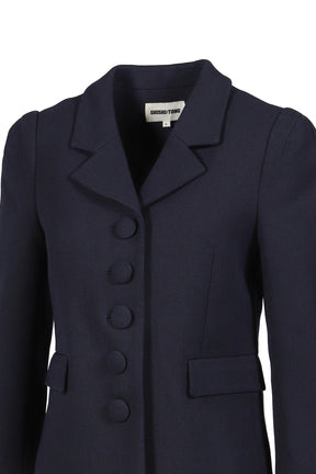 LAPEL SHORT JACKET / NVY