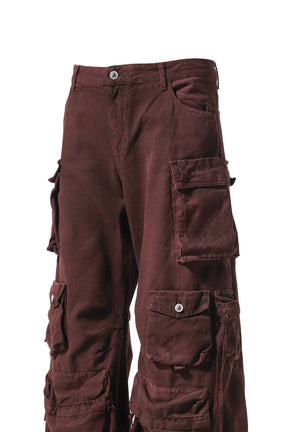 PANTALONI LUNGHI 'FERN / RED