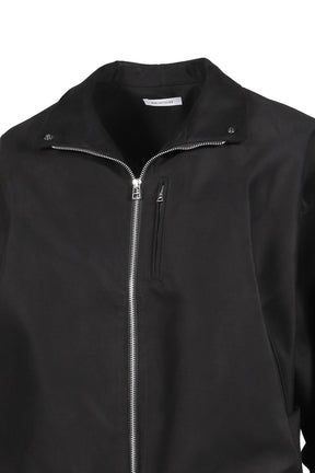 DRAPED BLOUSON MOLESKIN / BLK