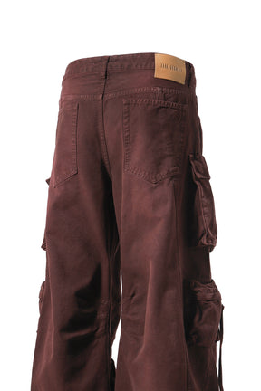 PANTALONI LUNGHI 'FERN / RED