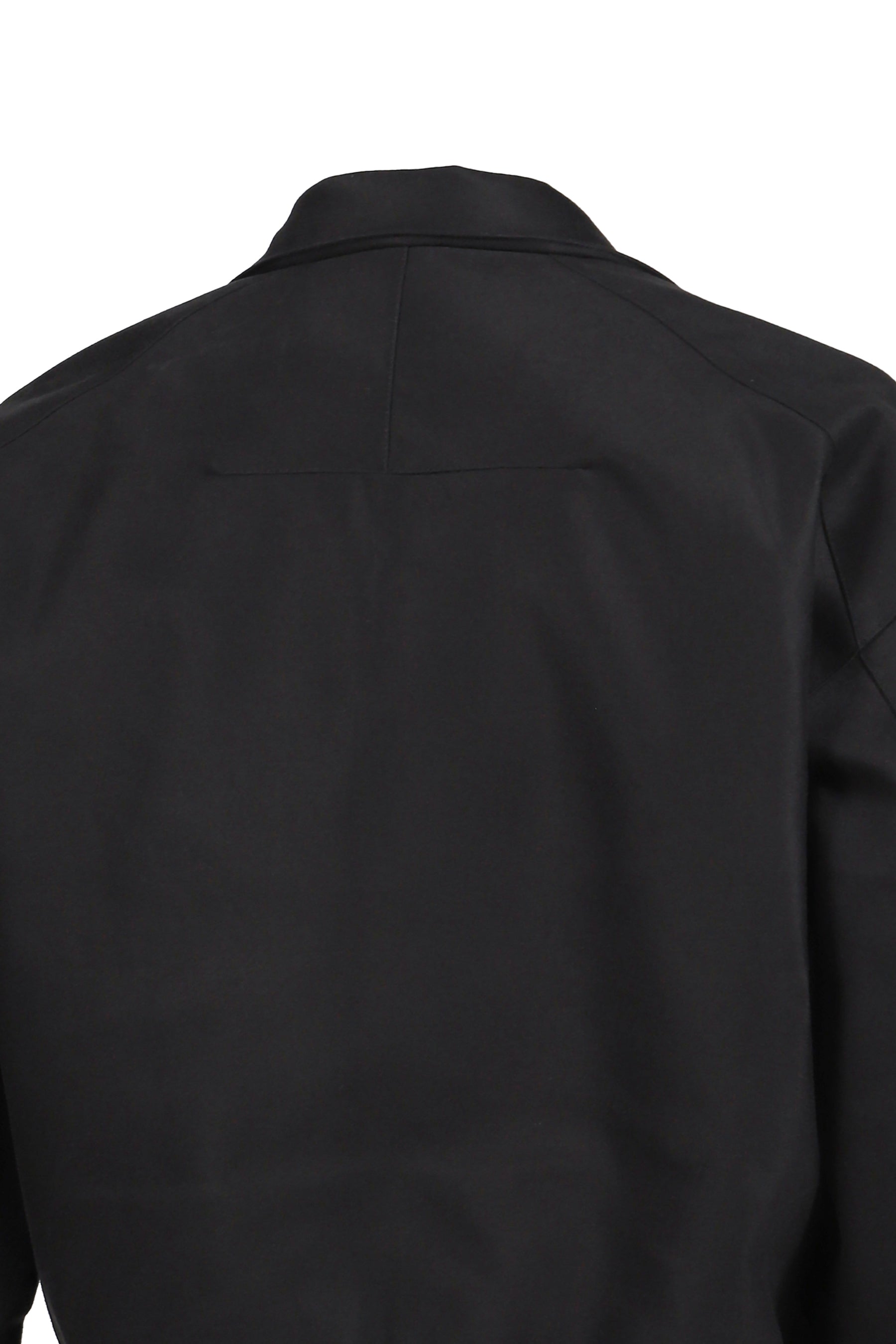 DRAPED BLOUSON MOLESKIN / BLK