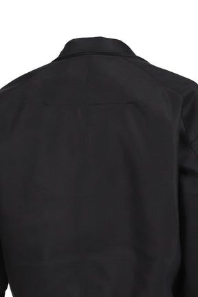 DRAPED BLOUSON MOLESKIN / BLK