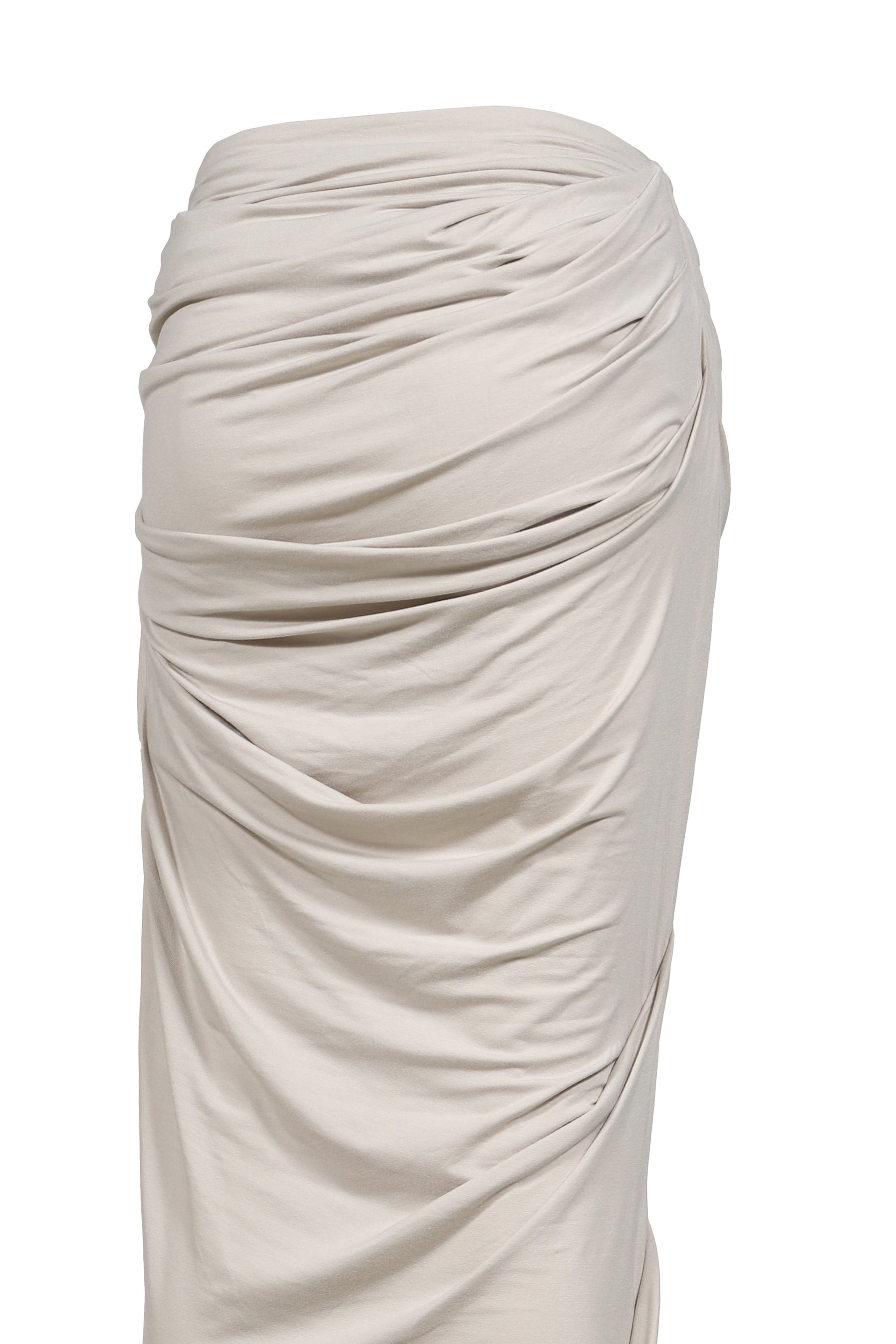 DRAPE SKIRT / STONE