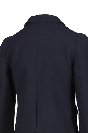 LAPEL SHORT JACKET / NVY