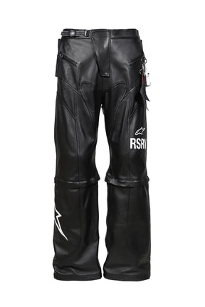 2.0 NEO BAT LEATHER PANTS / BLK