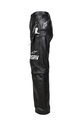 2.0 NEO BAT LEATHER PANTS / BLK