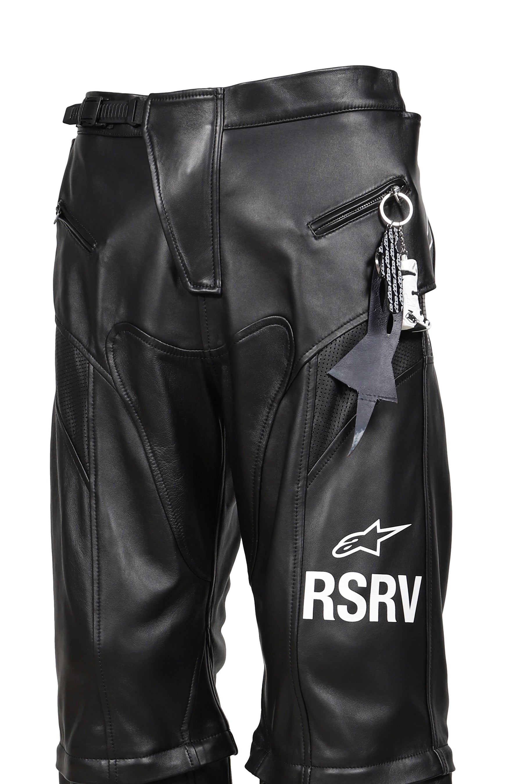 2.0 NEO BAT LEATHER PANTS / BLK