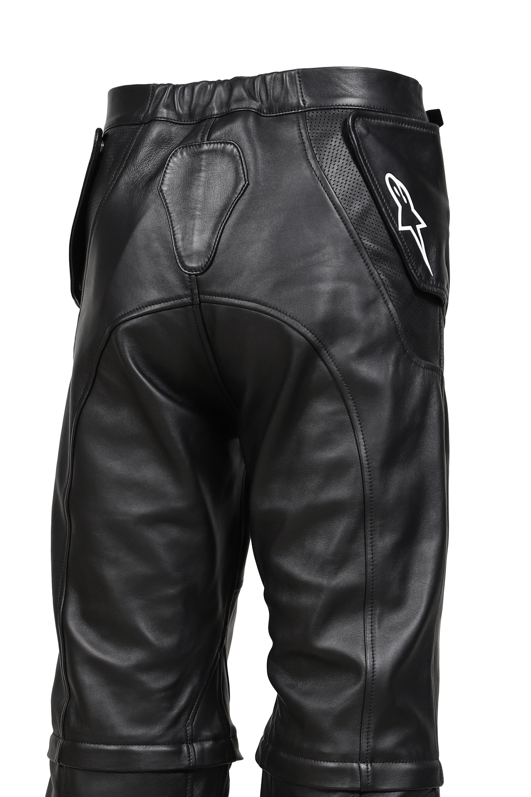 2.0 NEO BAT LEATHER PANTS / BLK