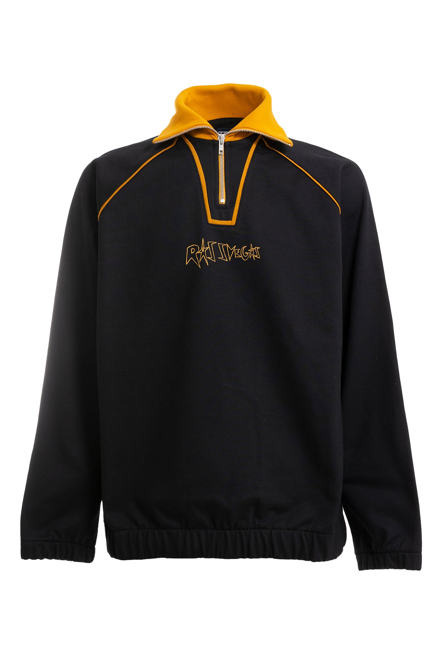 RASSVET ラスベート FW23 RAS SVEGAS ZIPPED SWEATSHIRT KNIT / BLK