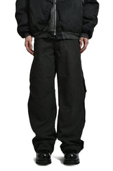 UNDERGROUND CUT OUT PANTS / BLK OIL 