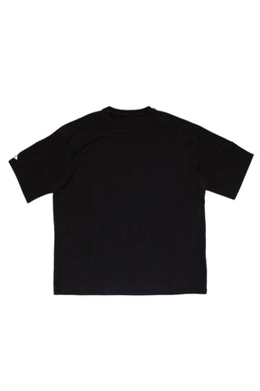 STONE DECORATED T-SHIRT 'THE CONDUCTOR / BLK