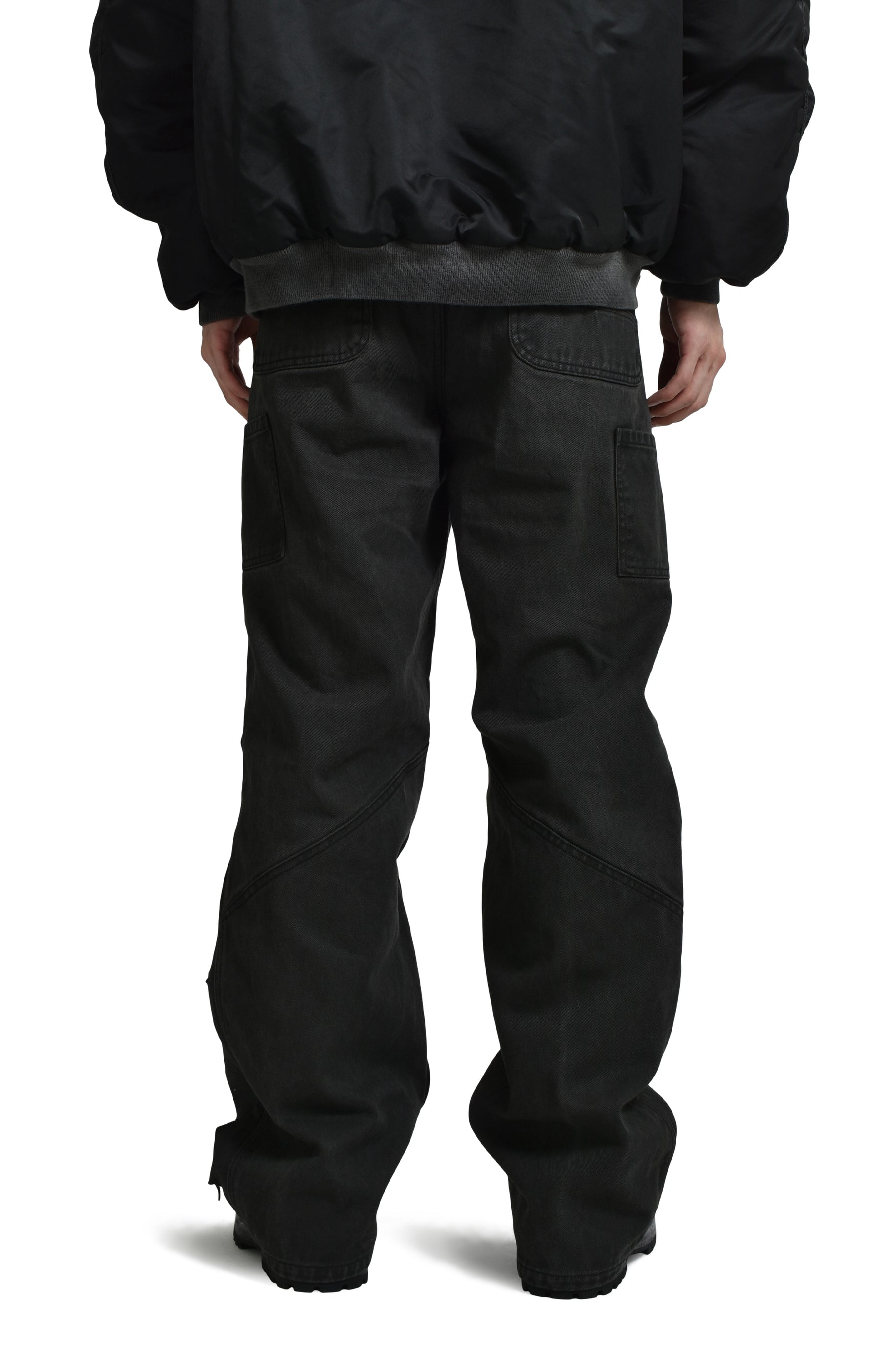 UNDERGROUND CUT OUT PANTS / BLK OIL 