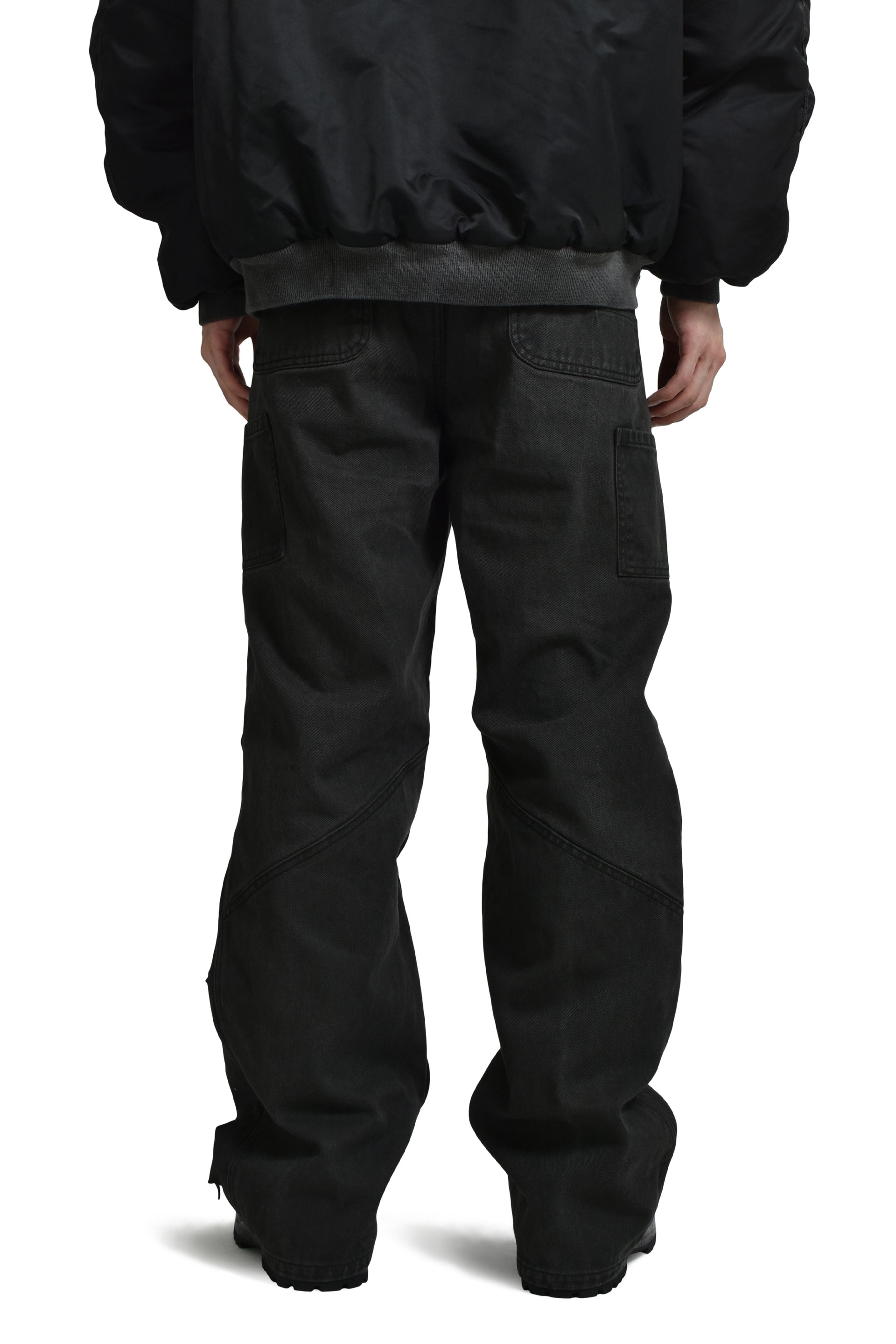 UNDERGROUND CUT OUT PANTS / BLK OIL