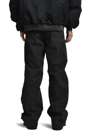 UNDERGROUND CUT OUT PANTS / BLK OIL 