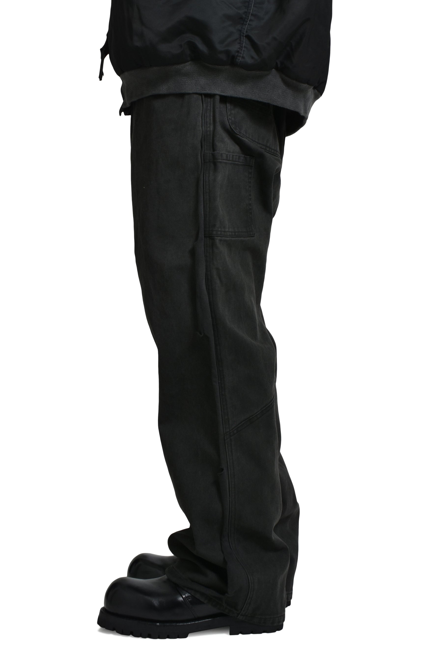 UNDERGROUND CUT OUT PANTS / BLK OIL 