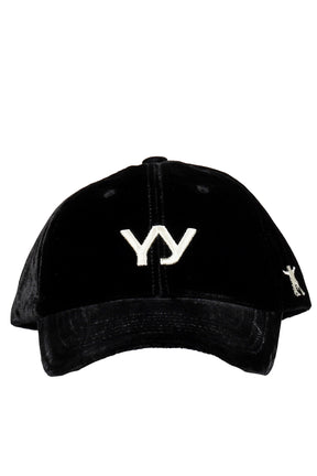 YY VELVET BALL CAP / BLACK 