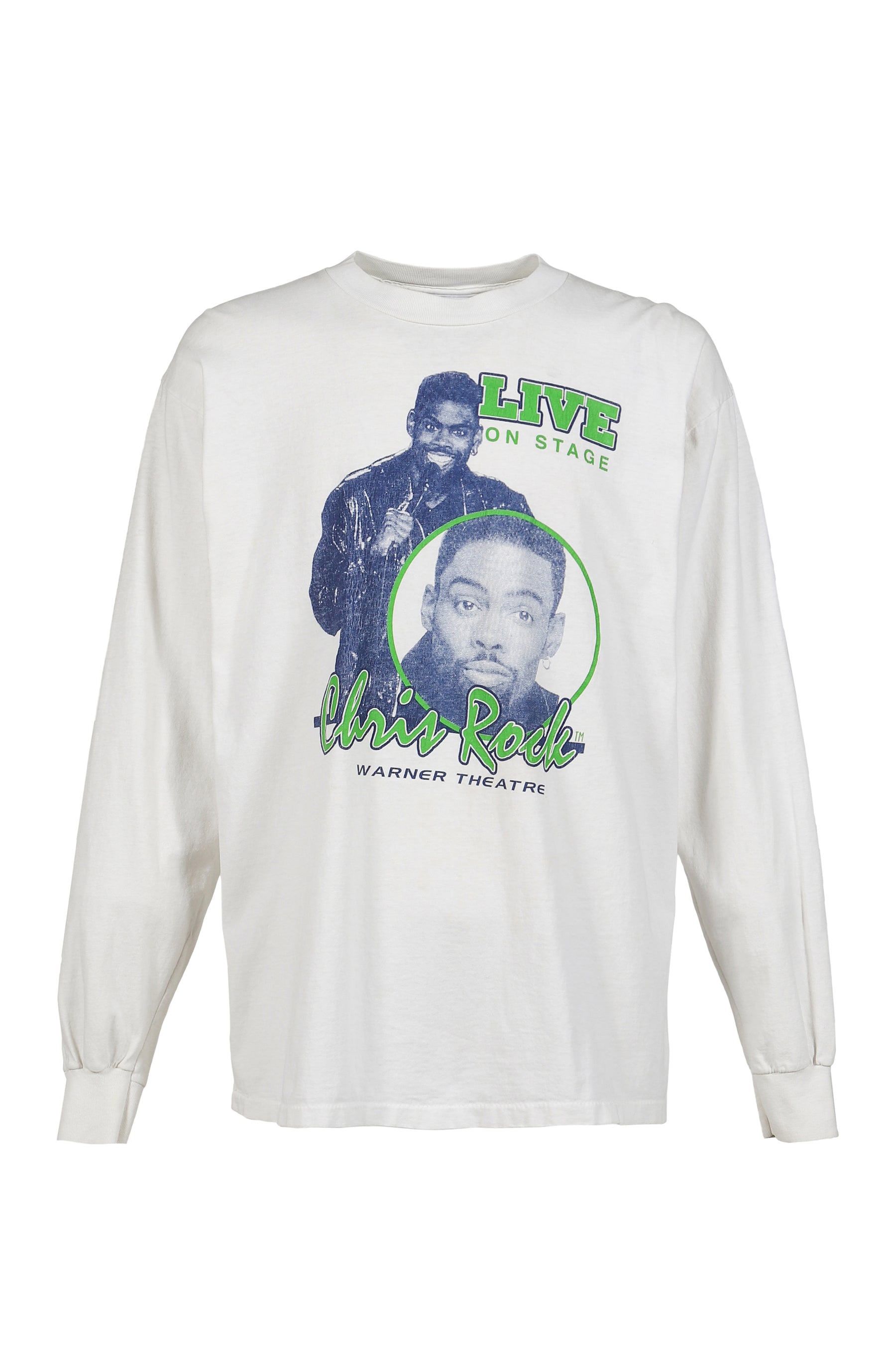 CHRIS ROCK VINTAGE TEE / WHT