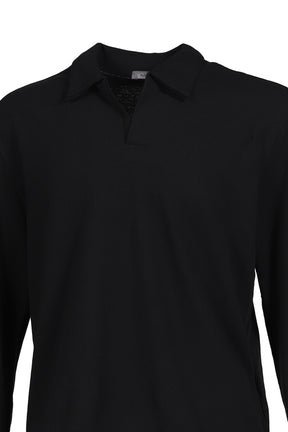 EP.9 01 POLO SHIRT / BLK