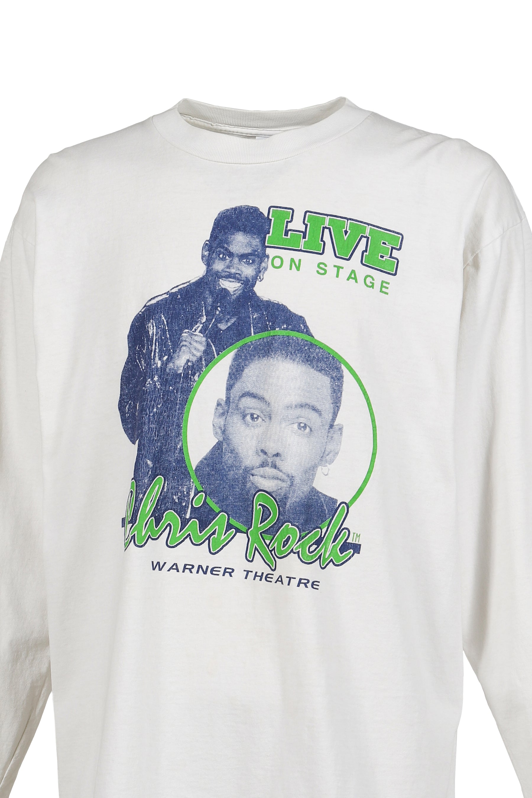 CHRIS ROCK VINTAGE TEE / WHT