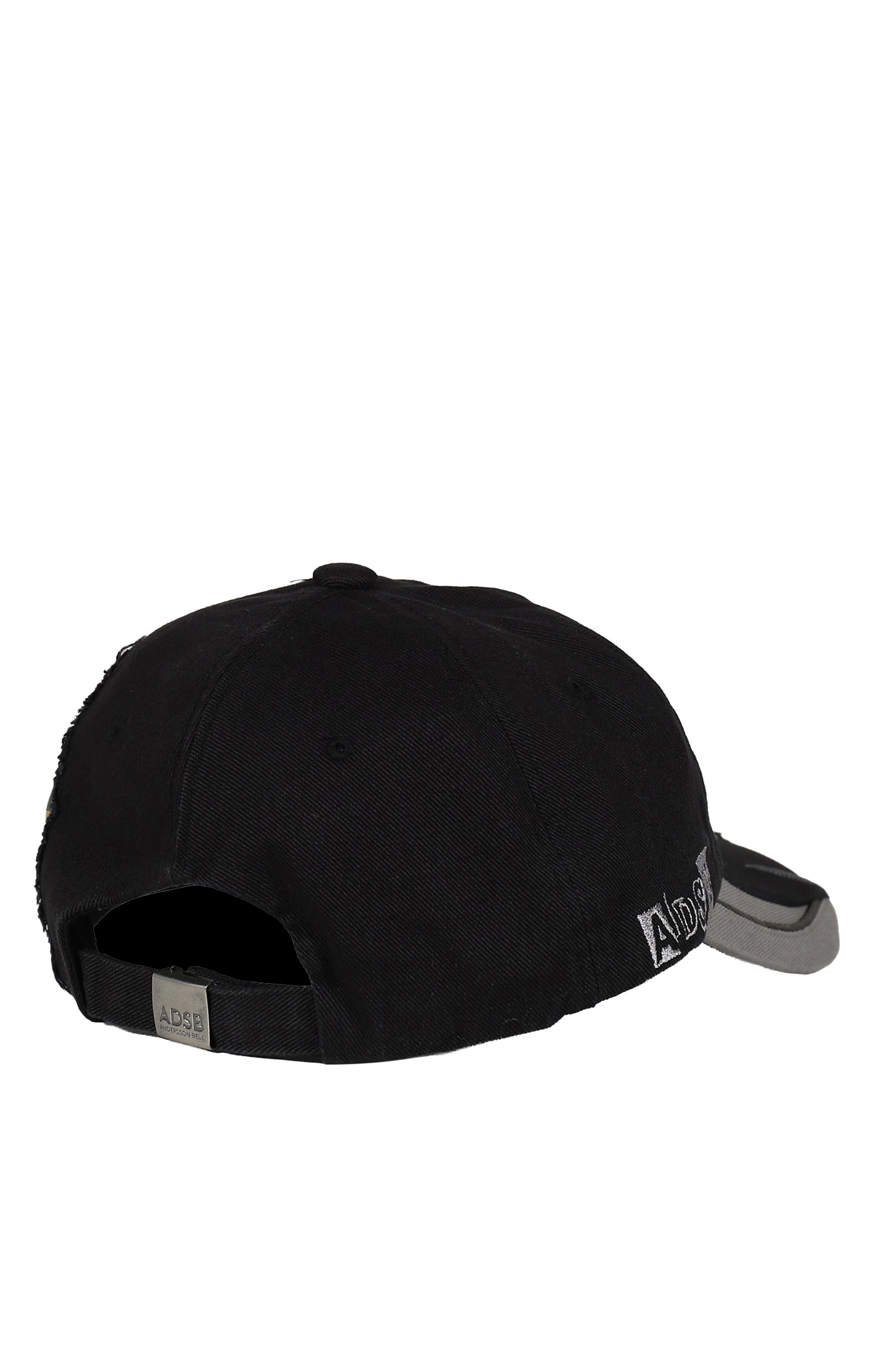 CAMOUFLAGE SPLIT PANELED CAP / BLK KHA