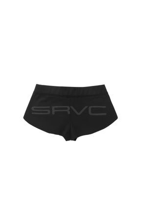 ZIP SPORTY MICRO SHORTS IN / BLK