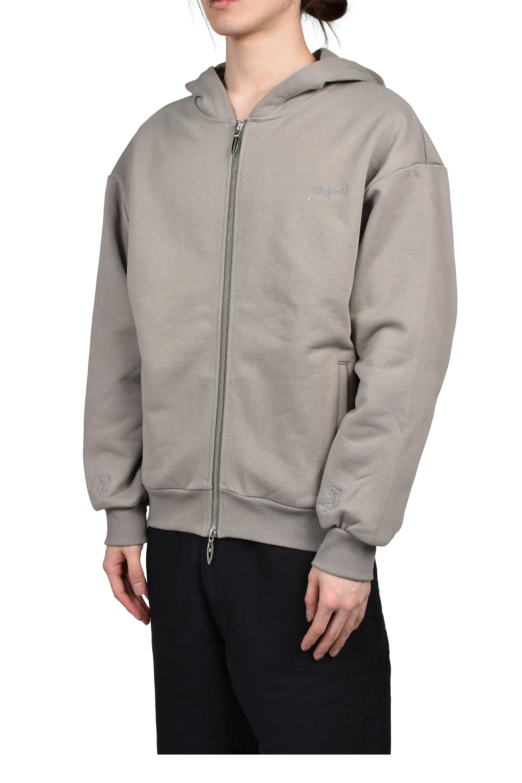 CLASSIC ZIPUP HOODIE / DUST