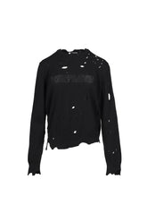 DISTRESSED JUMPER / BLK