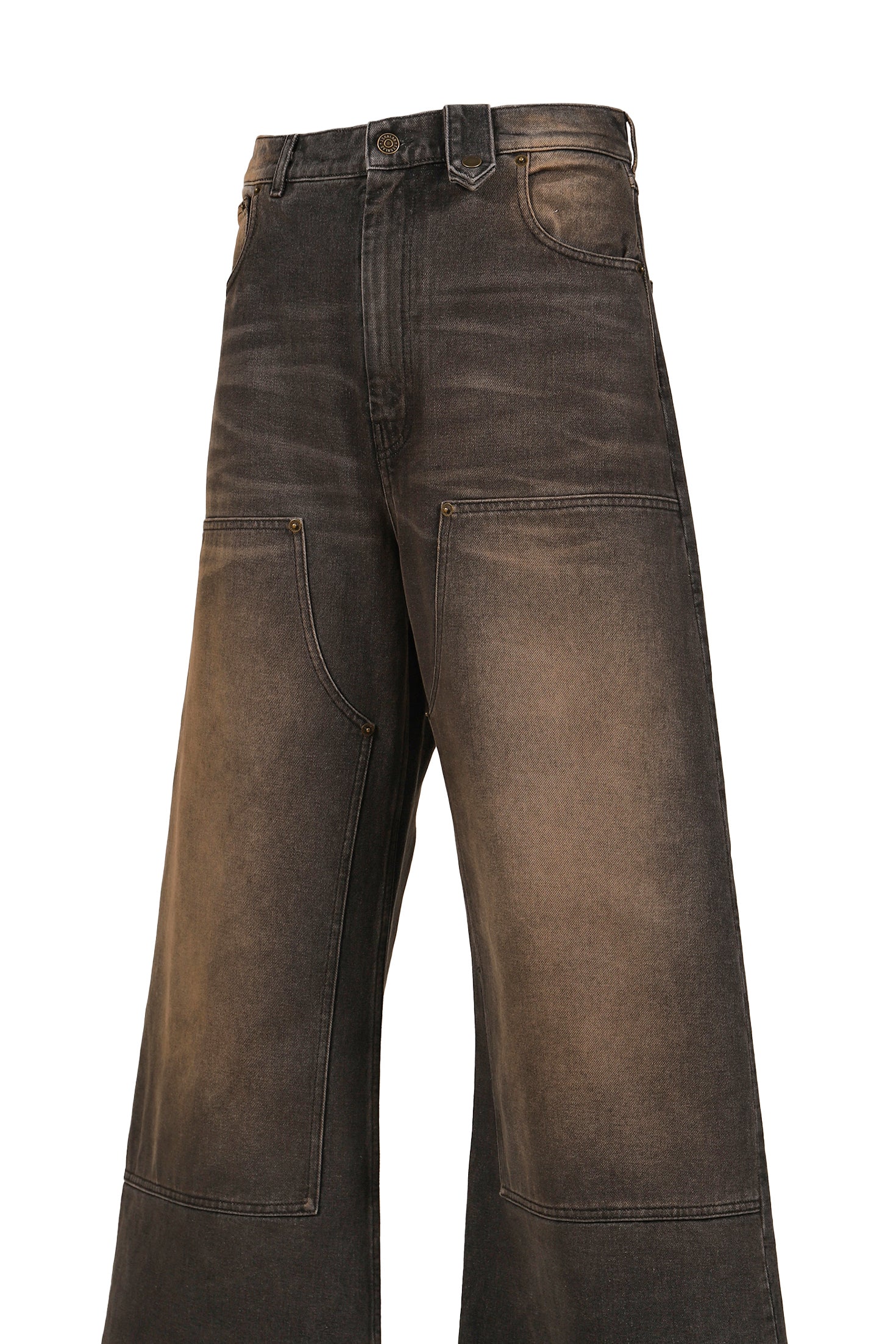 EGONlab FW25 BAGGY DENIM / WET BLK - NUBIAN