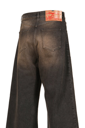 BAGGY DENIM / WET BLK
