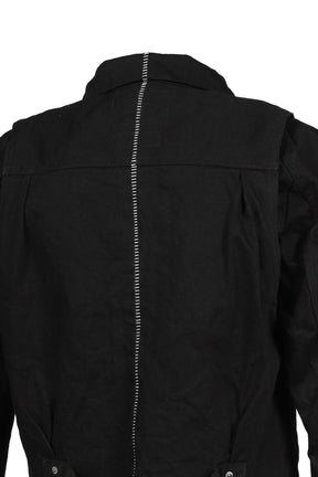 DECONSTRUCTED 1ST DENIM TRUCKER / BLK