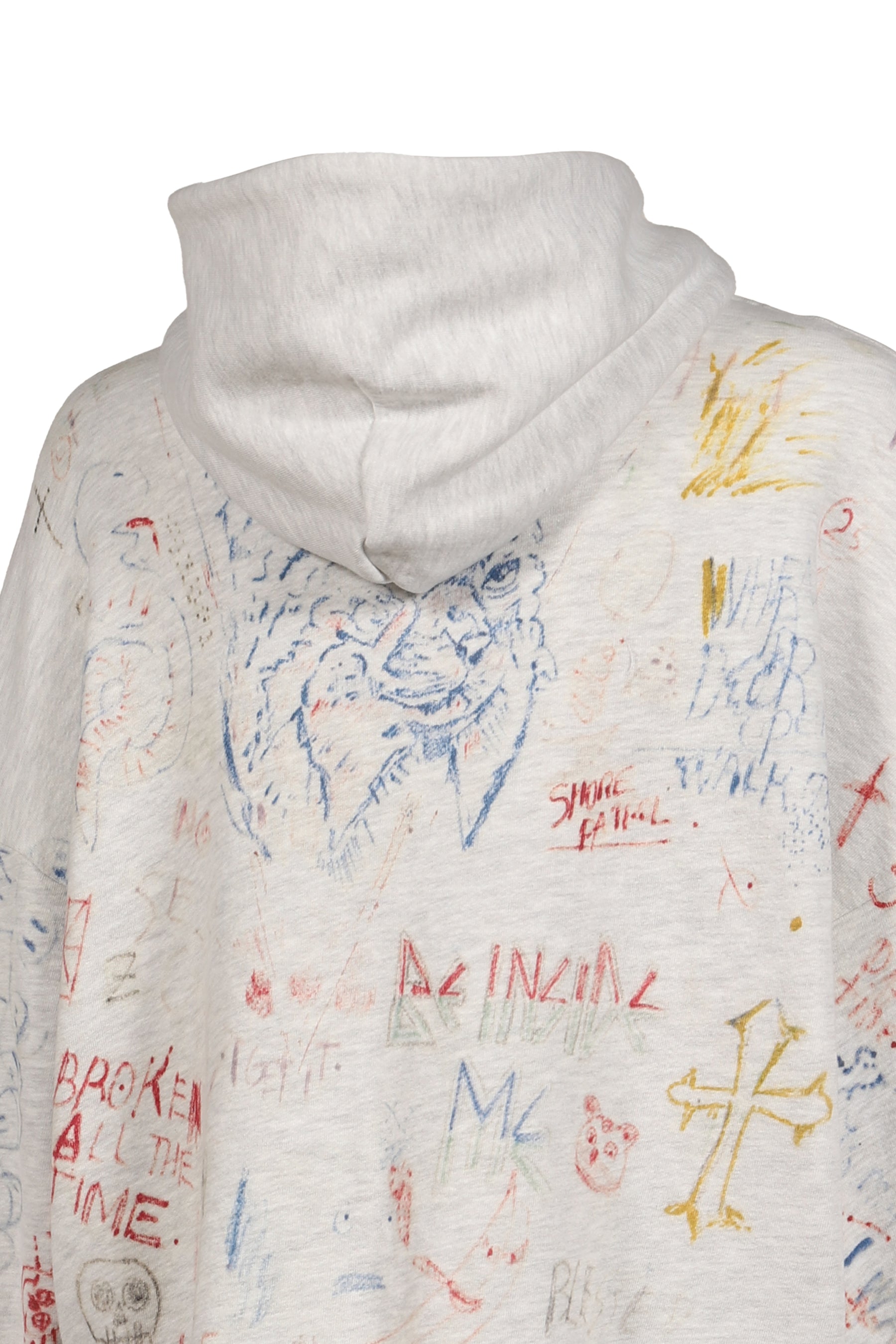 JOSHUA TREE DOUBLE ZIP HOODED SWEATSHIRT / CRM / MULTI