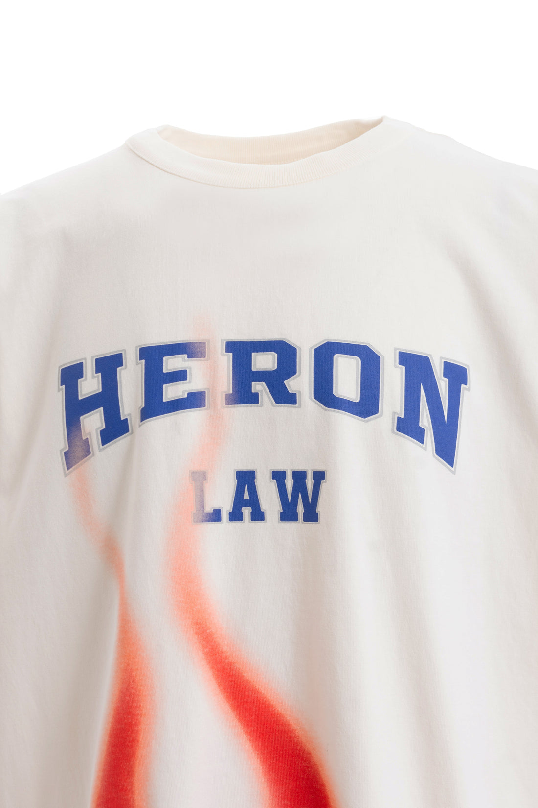 Heron Preston ヘロンプレストン SS23 HERON LAW FLAMES SS TEE / WHT RED -NUBIAN