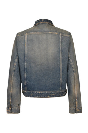 ZIP TRUCKER JACKET / BLU