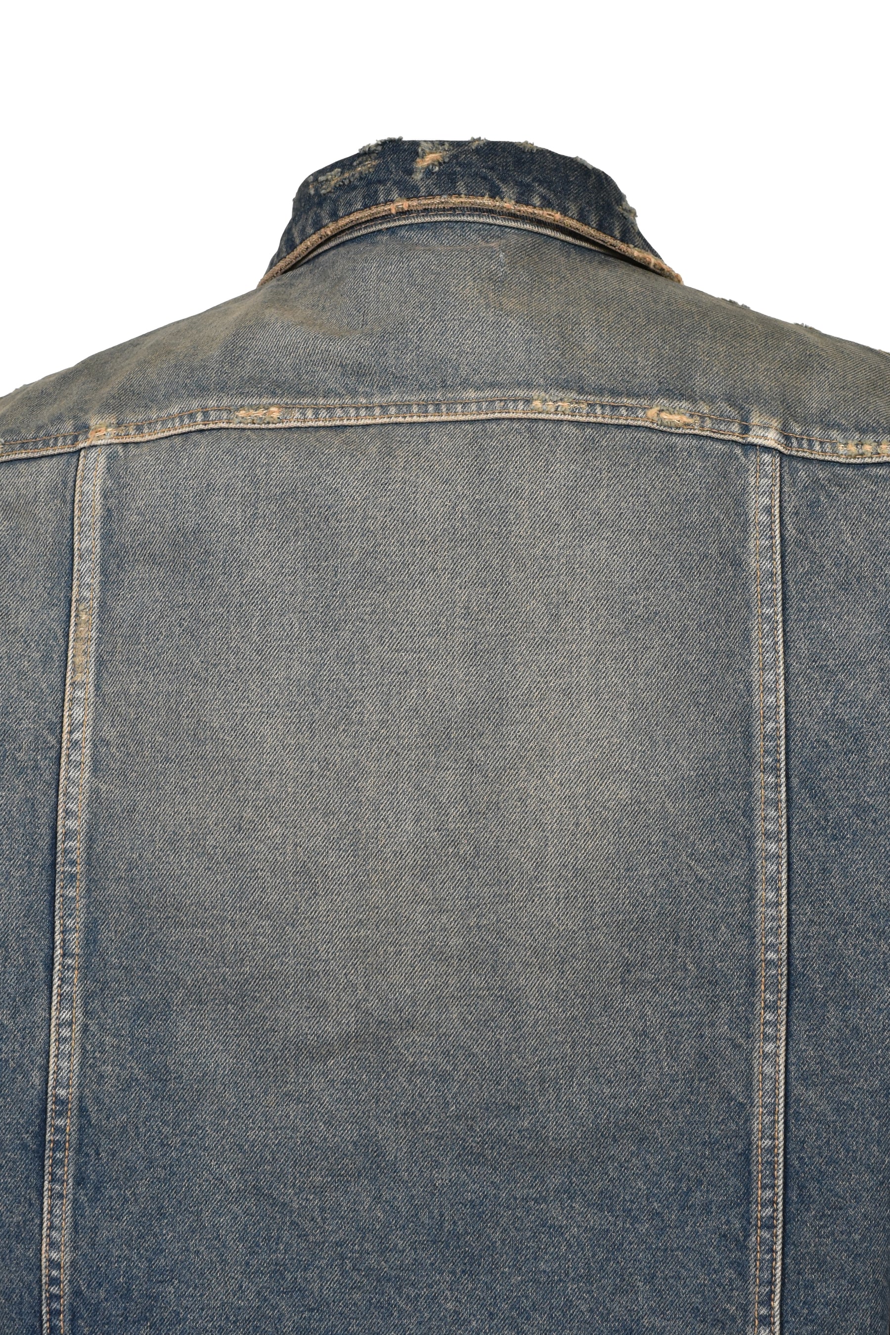 ZIP TRUCKER JACKET / BLU