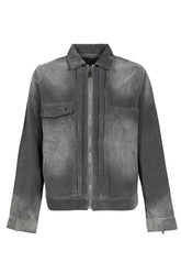 CORDUROY SLIDE JACKET / ASH