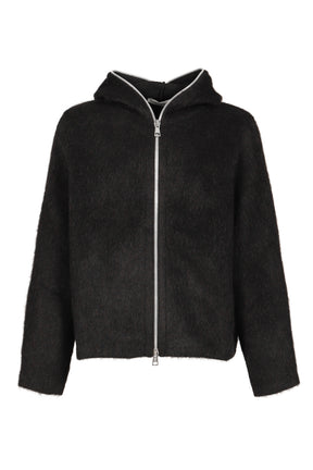 FULL ZIP HOOD / BLK