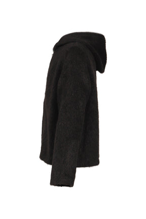 FULL ZIP HOOD / BLK